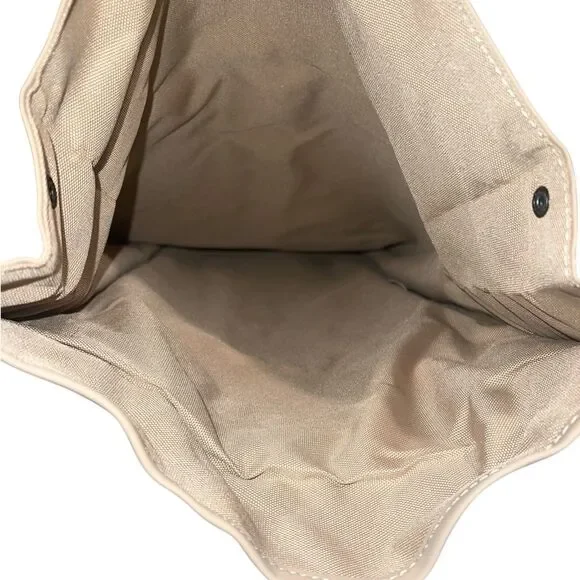 RAINS Rolltop Rucksack W3  Beige Sand Waterproof Backpack Laptop - Picture 8 of 11